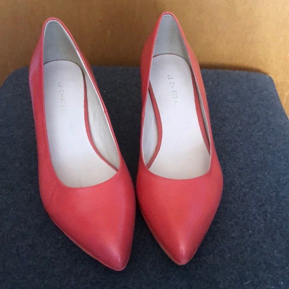 Coral coloured 2.75 inch heels - Picture 1 of 6